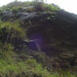 Scenery while walking along a mountain trail on a damp misty day | July 2022 (Short Video)